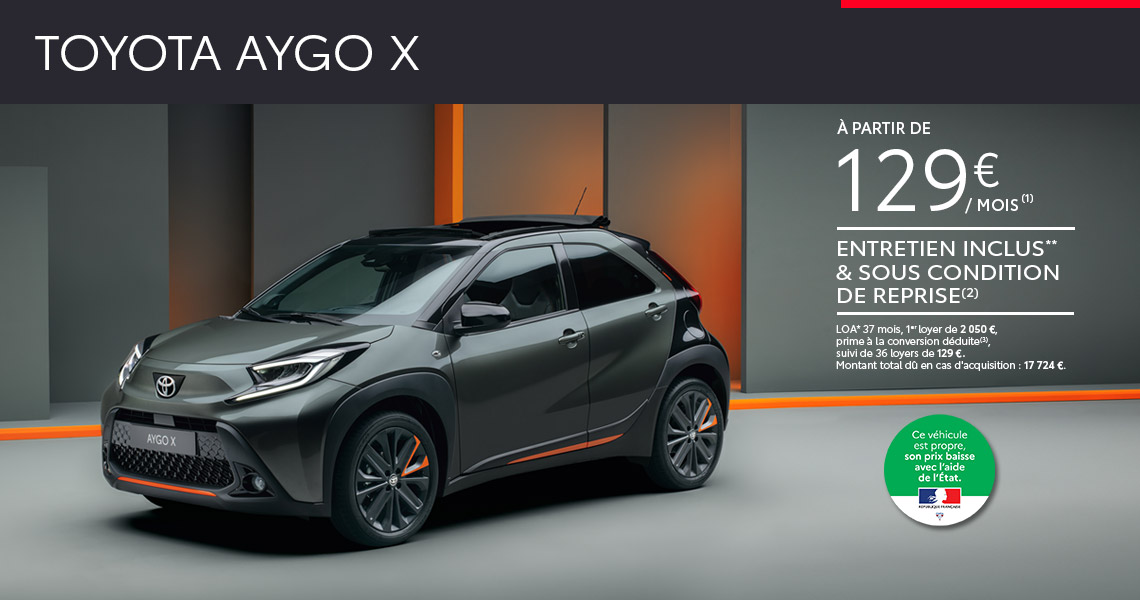 Nouvelle Toyota Aygo X