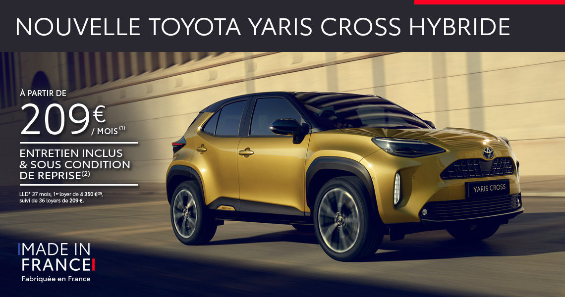 Nouvelle Toyota Yaris Cross Hybride